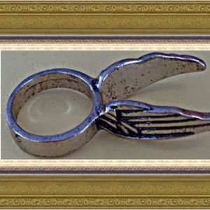 Antique Angel Wing Design Ring Size 6.5